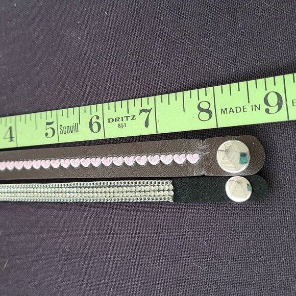 Copy of Brown NWT Swarovski Suede Wrap barcelet.  Brown and/or Light Grey - Picture 13 of 15